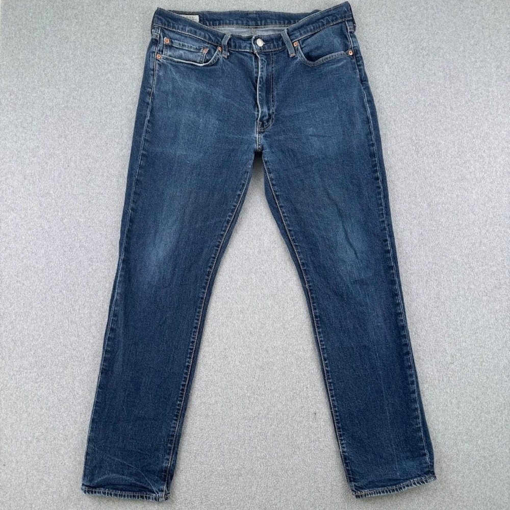 Levi's Jeans Mens 36x32 Blue 514 Straight Fit Stretch Denim Denim Pants